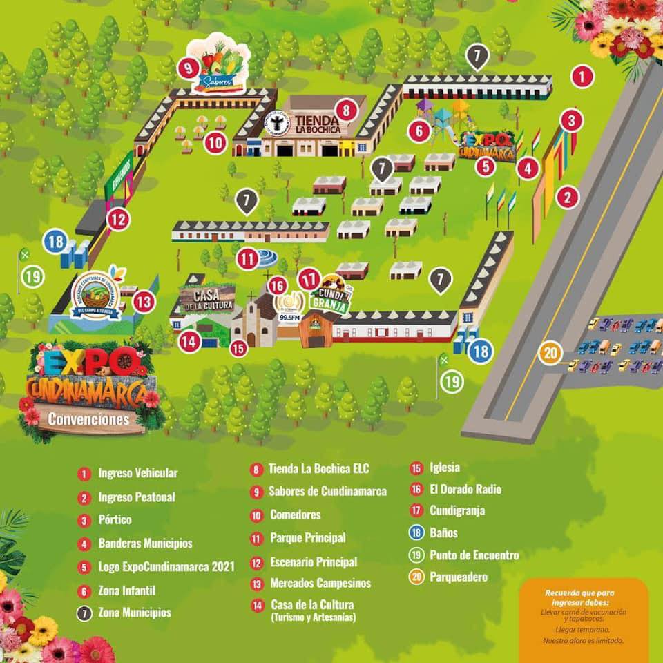 Ubicación Expocundinamarca