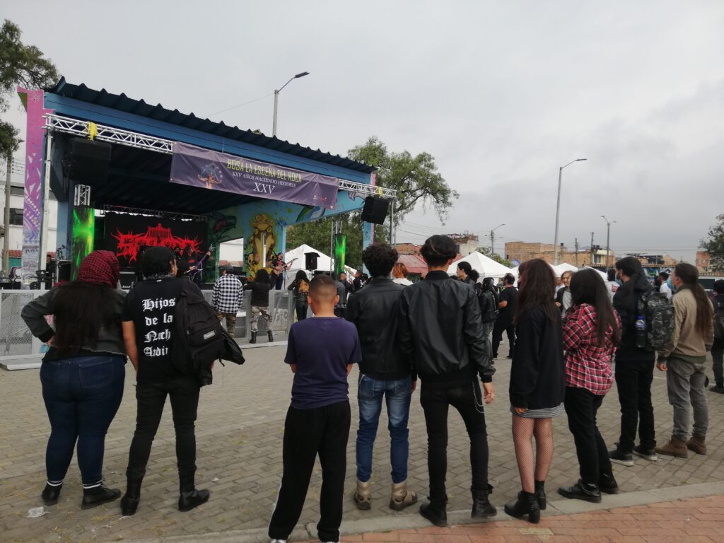 Parque Fundacional de Bosa escena del Rock Bosuno
