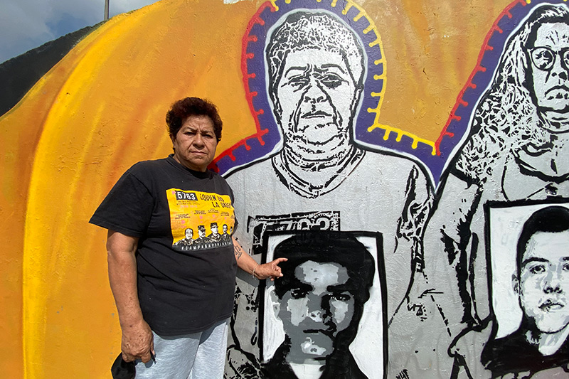 Blanca Nubia Monroy, madre de Julián Oviedo Monroy. Foto CV