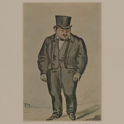Un acaudalado bogotano (Del portafolio graficario de la lucha popular en Colombia) por José María Espinoza. Imagen: Banco de la República.