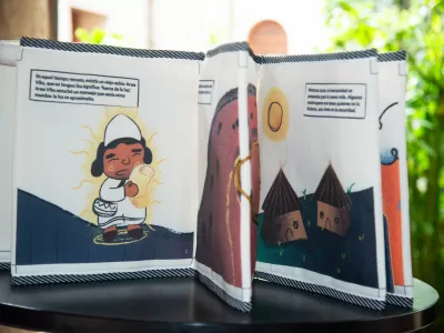 Libro textil e ilustrado