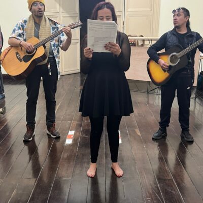 Procesos artísticos dramaturgia comunitaria en Artefactum. Imagen Cortesía