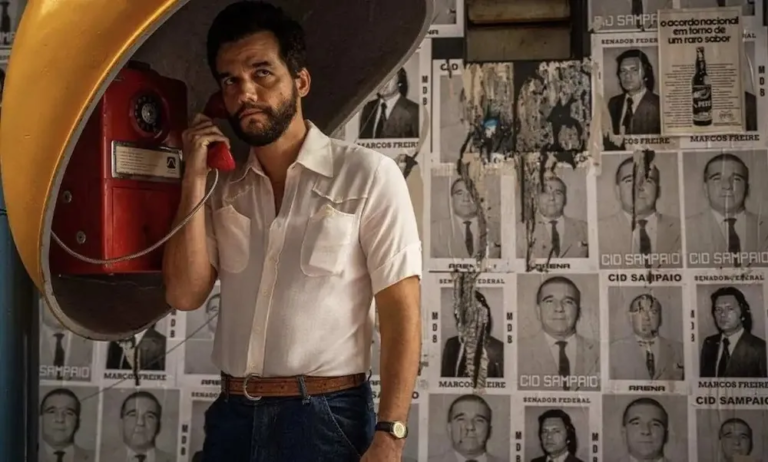 Wagner Moura actor de  "O Agente Secreto" en Mejor largometraje iberoamericano Foto: Cortesía de MUBI.
